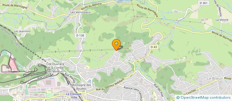 localisation de l'entreprise DSIR-FORMATION à LE CREUSOT