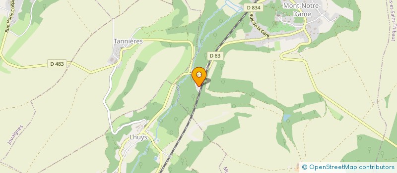 localisation de l'entreprise DSITEC  MONT-NOTRE-DAME