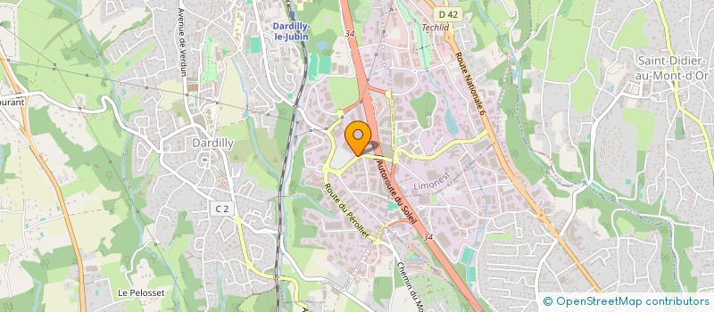localisation de l'entreprise DSITRADE à DARDILLY