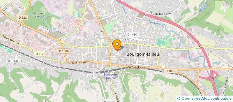 localisation de l'entreprise DSJ  BOURGOIN-JALLIEU