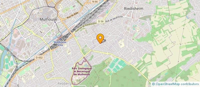 localisation de l'entreprise DSJ INVEST  RIEDISHEIM