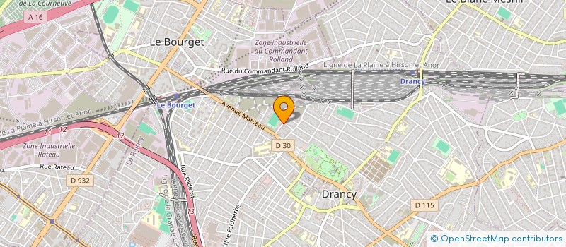 localisation de l'entreprise DSJ TRANSPORTS à DRANCY