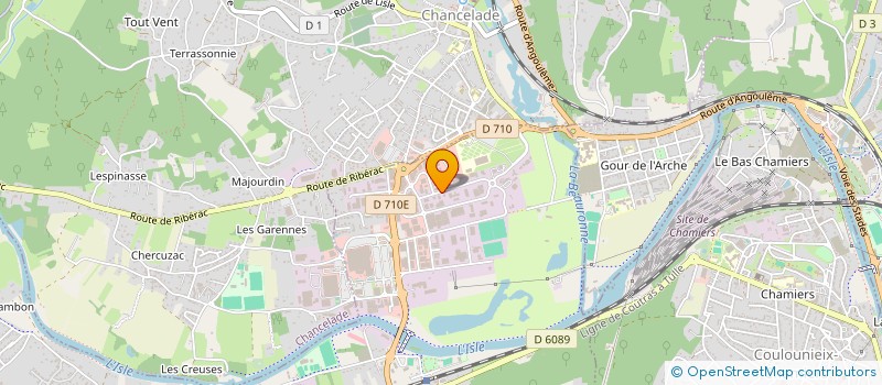 localisation de l'entreprise DSJB24  MARSAC SUR L'ISLE