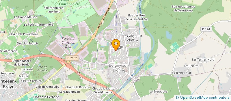 localisation de l'entreprise DSJN IMMO à BOIGNY-SUR-BIONNE