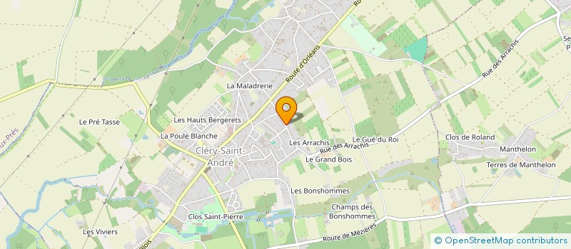 localisation de l'entreprise DSJTEX à CLERY-SAINT-ANDRE