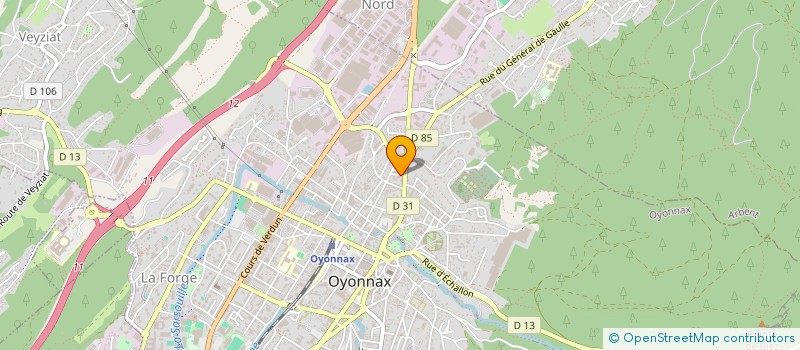 localisation de l'entreprise DSK à ARBENT