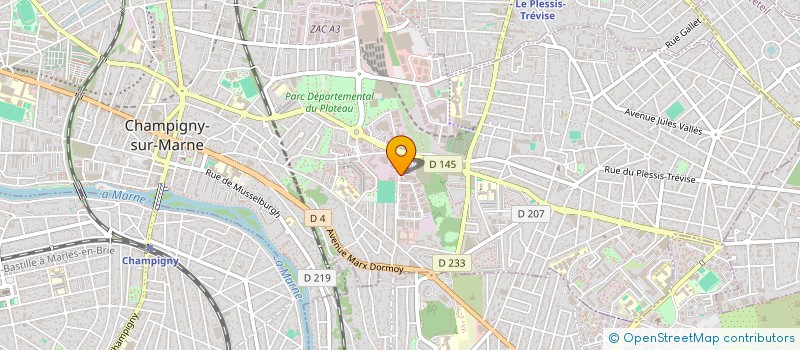 localisation de l'entreprise DSK.BAT à CHAMPIGNY-SUR-MARNE