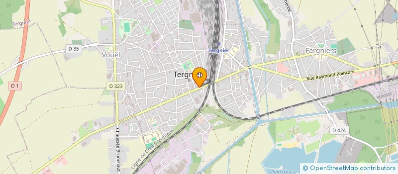 localisation de l'entreprise DSK CASH & CARRY à TERGNIER