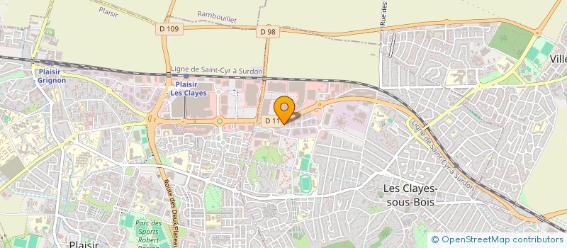 localisation de l'entreprise DSK TRANSPORTS à LES CLAYES-SOUS-BOIS