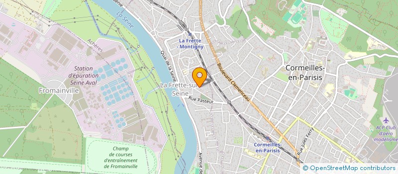 localisation de l'entreprise DSKM  LA FRETTE-SUR-SEINE