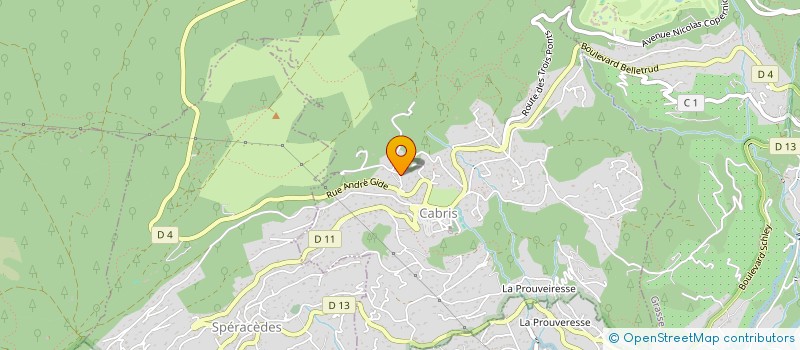 localisation de l'entreprise DSL  CABRIS