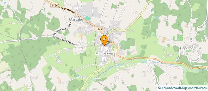 localisation de l'entreprise DSL à MONPAZIER