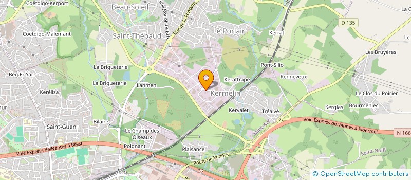 localisation de l'entreprise DSL ARMOR FACADE  SAINT-AVE