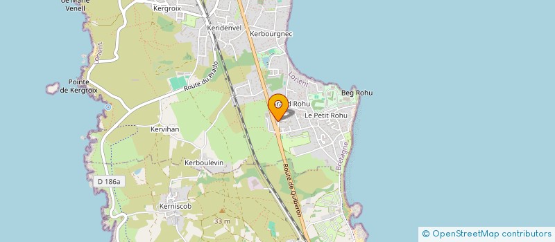 localisation de l'entreprise DSL ASSOCIES  SAINT-PIERRE-QUIBERON