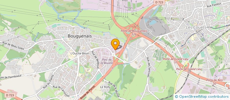 localisation de l'entreprise DSL BATEAUX à BOUGUENAIS