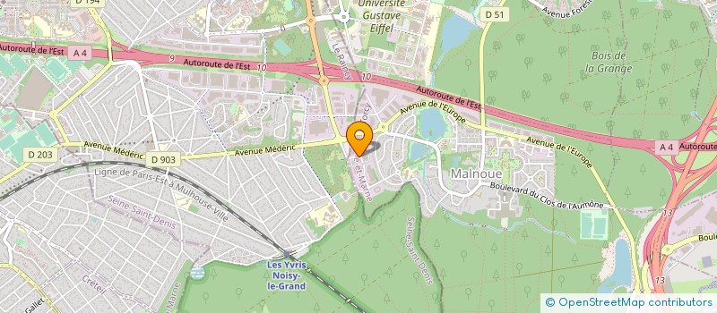 localisation de l'entreprise DSL SERVICES à EMERAINVILLE