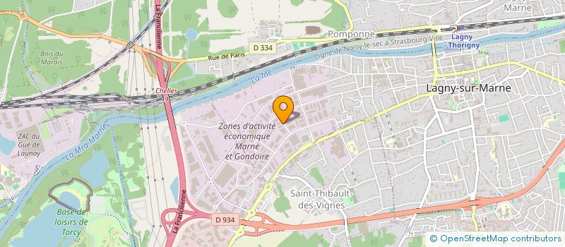 localisation de l'entreprise DSLC IMMO  LAGNY-SUR-MARNE