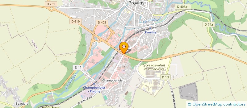 localisation de l'entreprise DSLMOBILIER  PROVINS