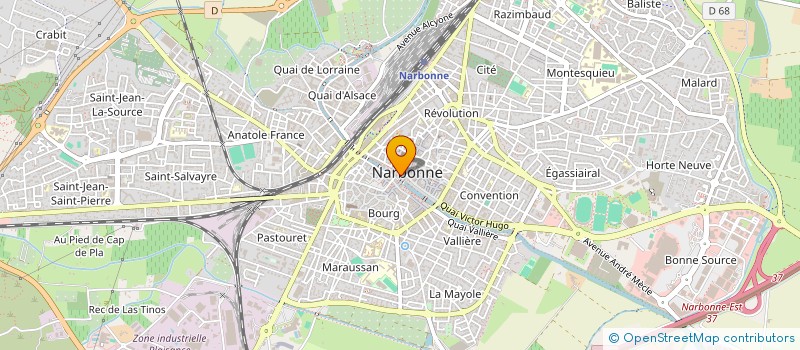 localisation de l'entreprise DSLT à NARBONNE