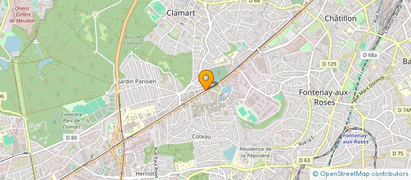 localisation de l'entreprise DSLV à CLAMART
