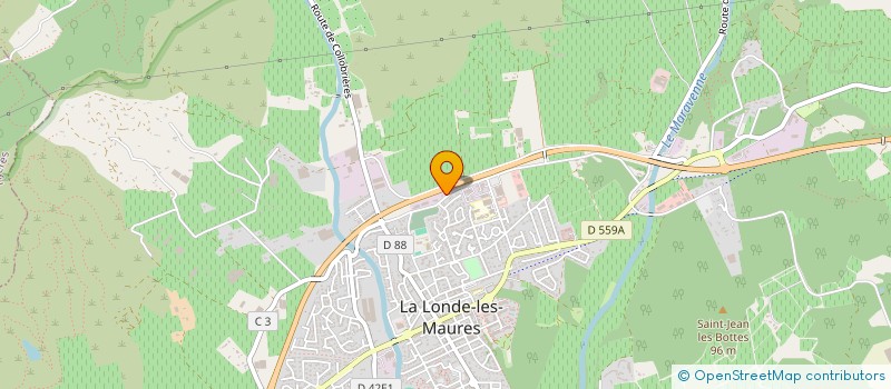 localisation de l'entreprise DSM à LA LONDE LES MAURES