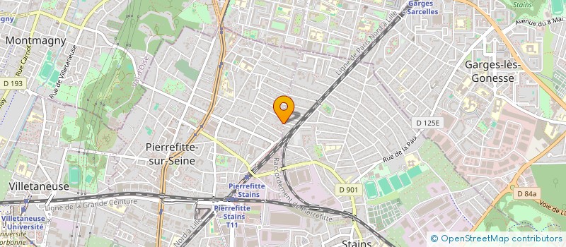 localisation de l'entreprise DSM à PIERREFITTE-SUR-SEINE