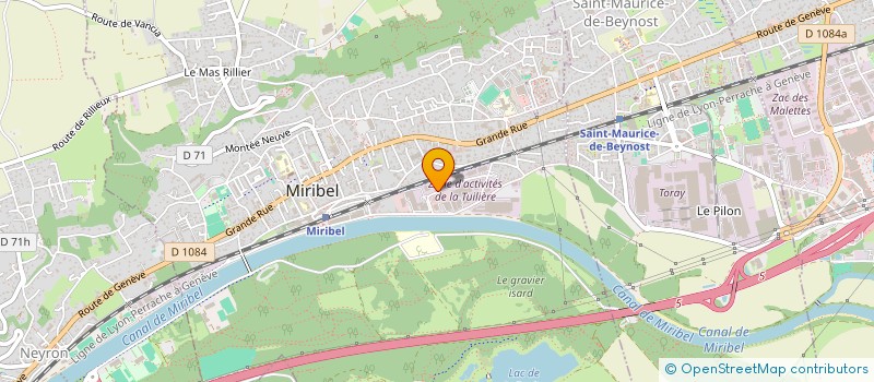 localisation de l'entreprise DSM à MIRIBEL