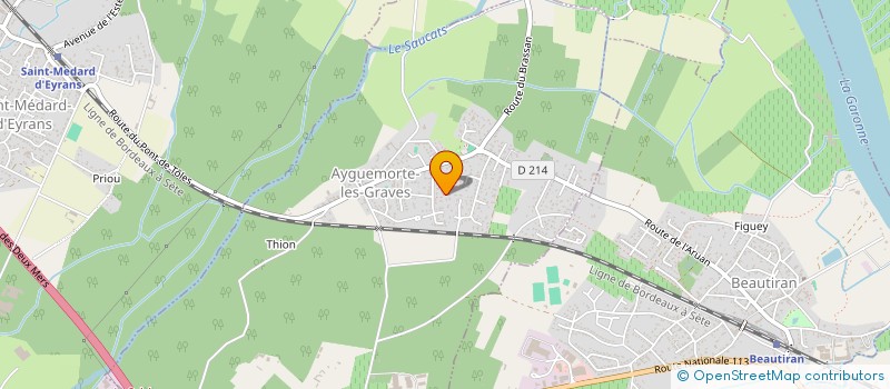 localisation de l'entreprise DSM  SAINT-MEDARD-D'EYRANS