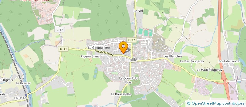 localisation de l'entreprise DSM à LAILLE