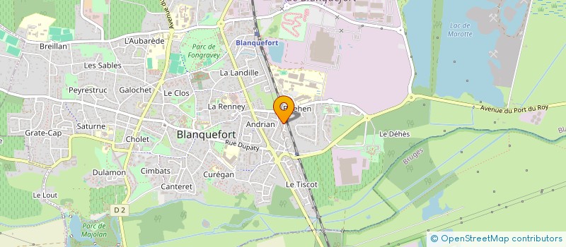 localisation de l'entreprise DSM ALU à BLANQUEFORT