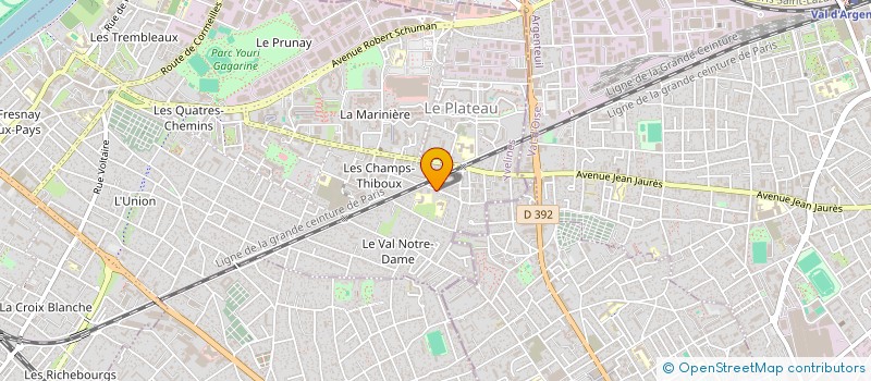 localisation de l'entreprise DSM BAT  SARTROUVILLE