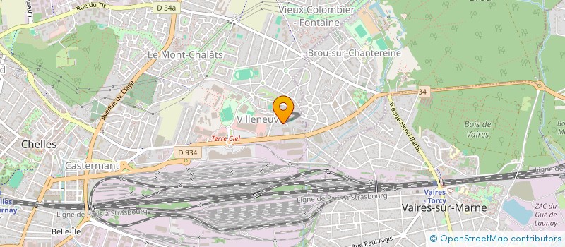 localisation de l'entreprise DSM BIO CONSTRUCTIONS à CHELLES