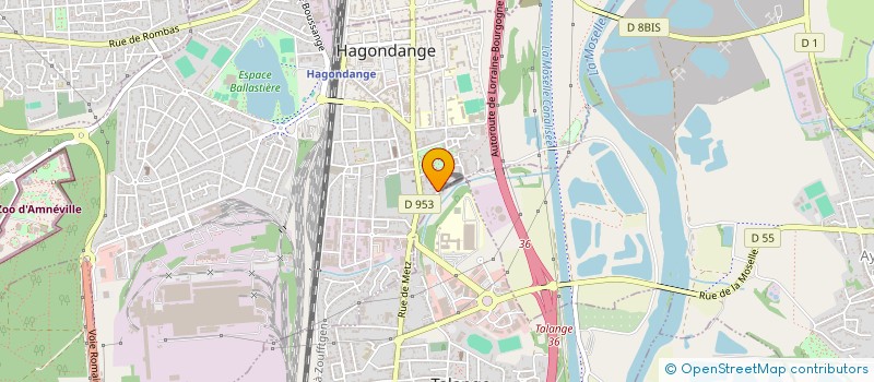 localisation de l'entreprise DSM COURTIER ASSURANCES & CREDITS  HAGONDANGE