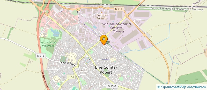 localisation de l'entreprise DSM COUVERTURE ET MACONNERIE à BRIE-COMTE-ROBERT