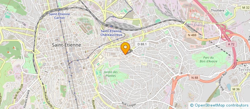 localisation de l'entreprise DSM ENERGIE  SAINT-ETIENNE