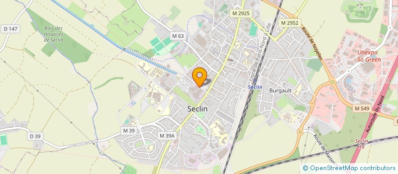 localisation de l'entreprise DSM FINANCE SA  SECLIN