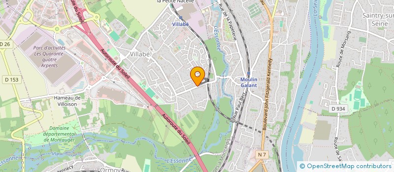 localisation de l'entreprise DSM FRANCE  VILLABE