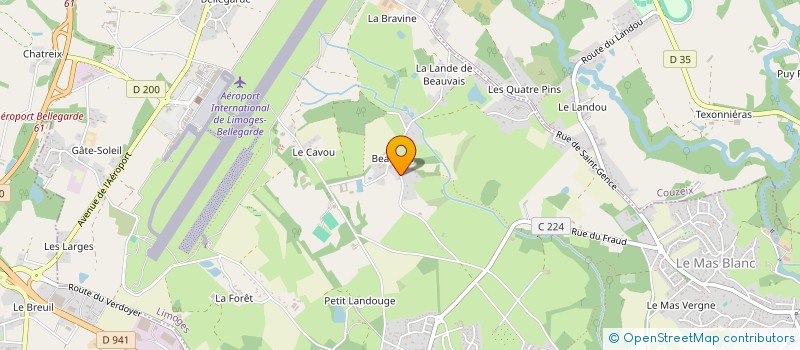 localisation de l'entreprise DSM GROUPE à LIMOGES