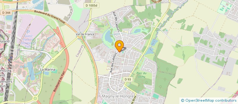 localisation de l'entreprise DSM INVEST I  MAGNY-LE-HONGRE