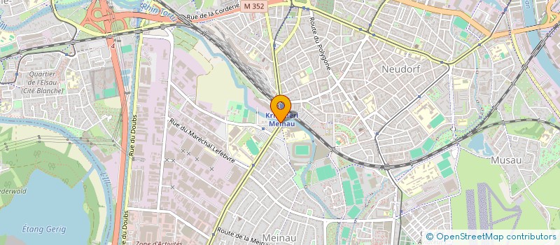 localisation de l'entreprise DSM PLATRERIE à STRASBOURG