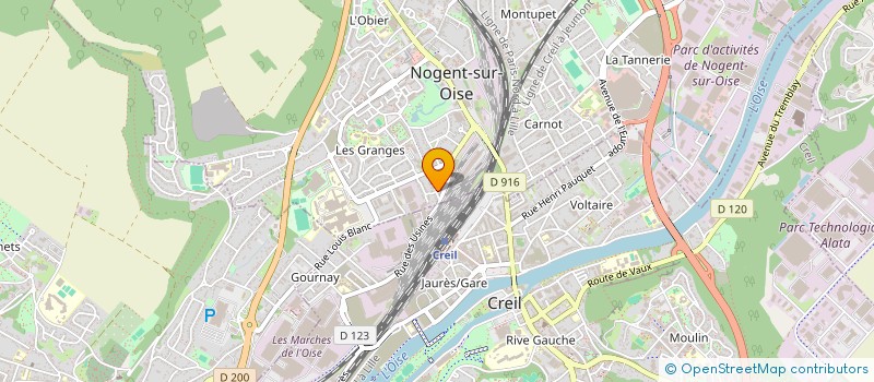 localisation de l'entreprise DSM PRO à NOGENT-SUR-OISE