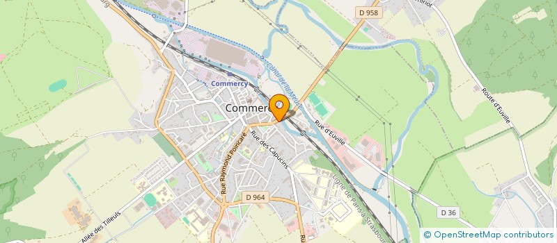 localisation de l'entreprise DSM TOITURES à COMMERCY