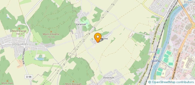 localisation de l'entreprise DSMC  JAUX