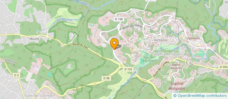 localisation de l'entreprise DSMC SARL  VALBONNE