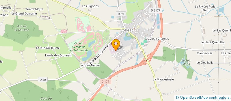 localisation de l'entreprise DSMH GROUP  LOHEAC