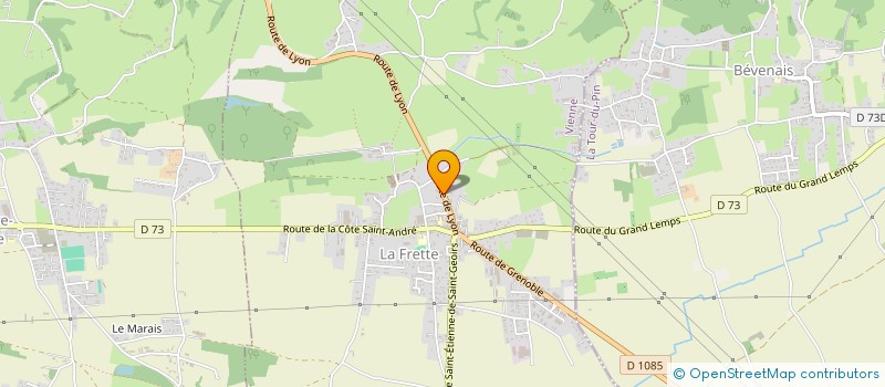 localisation de l'entreprise DSMI  LA FRETTE