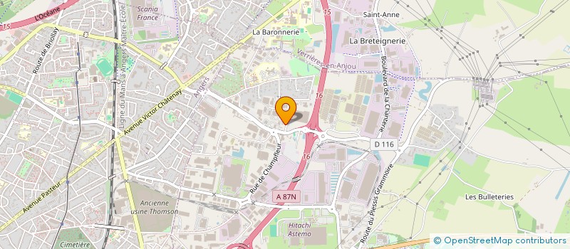 localisation de l'entreprise DSML INVEST  SAINT-BARTHELEMY-D'ANJOU