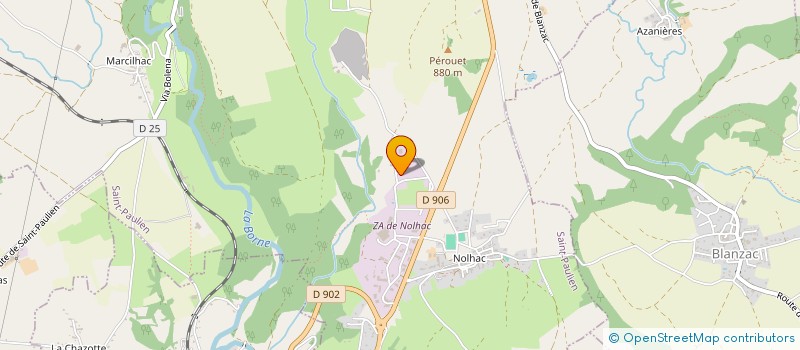 localisation de l'entreprise DSMS  SAINT-PAULIEN