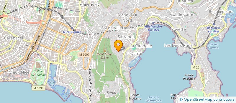 localisation de l'entreprise DSN COMMUNICATION à VILLEFRANCHE-SUR-MER