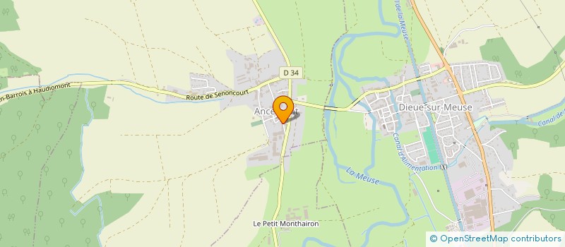 localisation de l'entreprise DSNA à ANCEMONT